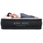 King Koil Luxury Air Mattress Queen with Built-in Pump for Home