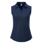 PATPAT Girls Athletic Sleeveless Golf Polo Shirts Collared V Neck Tennis Shirt